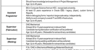 Karachi Shipyard And Engineering Works Jobs 2022